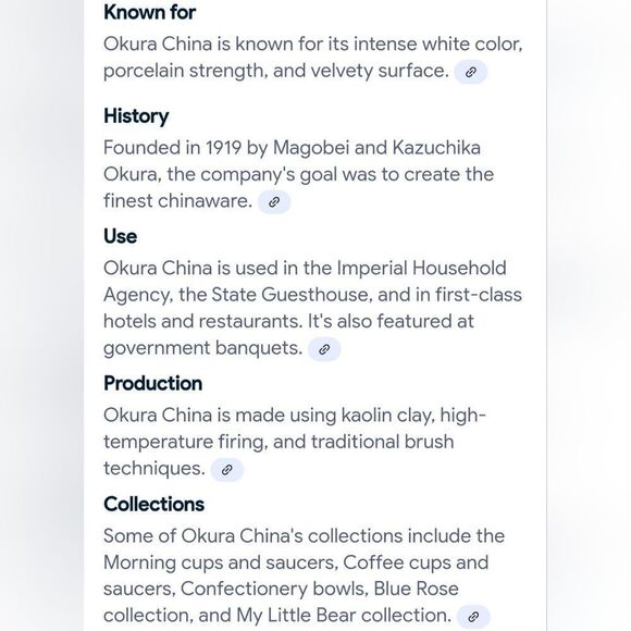 Set of 11 peices Okura by Noritake blue flower teacups/saucers/pedestal set - Picture 16 of 16